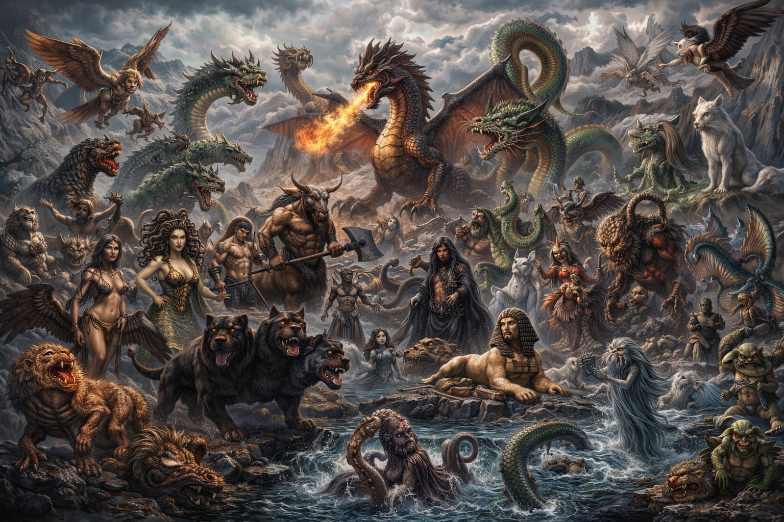 20 Most Dangerous Mythological Creatures and Monsters From World Folklore